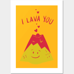 I lava you T-shirt Posters and Art